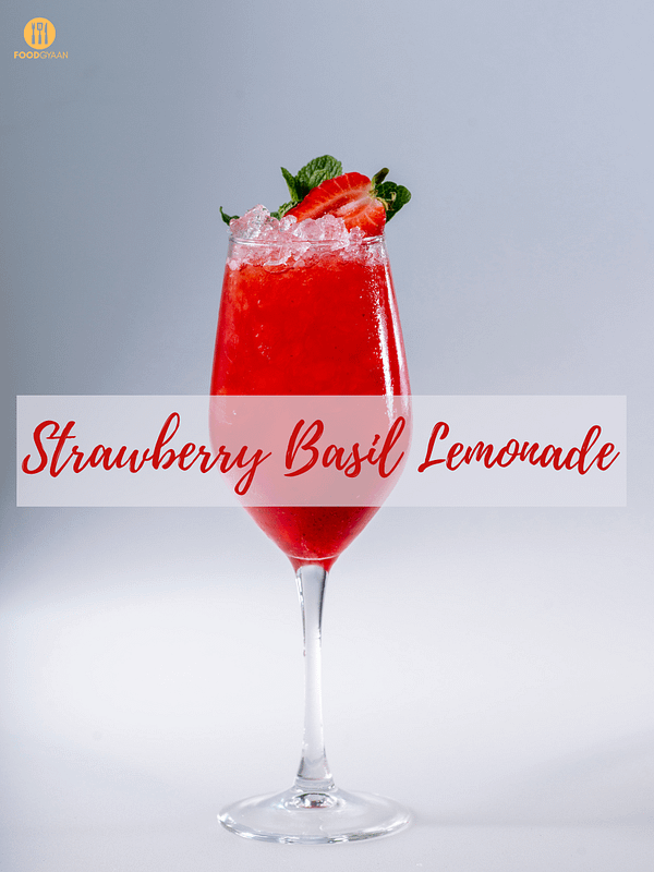 Strawberry Basil Lemonade 