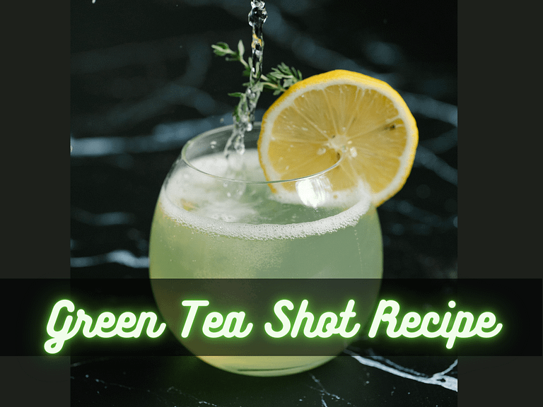 Green tea shot