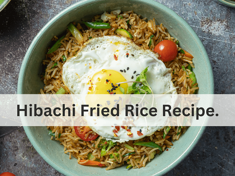 Hibachi Fried Rice in a bowl