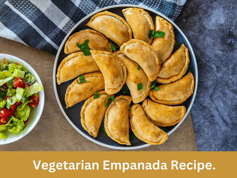Vegetarian Empanadas in a pan.