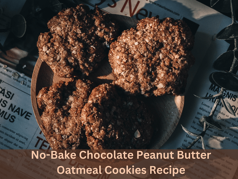 No-Bake Chocolate Peanut Butter Oatmeal Cookies Recipe